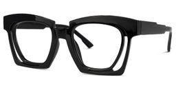 Morales Square Black Glasses1