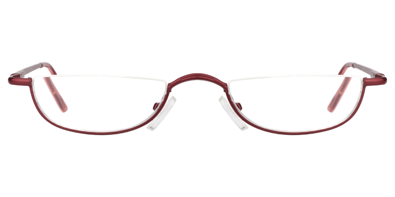 Oval Red Reading Glasses | Zeelool Reading Glasses0