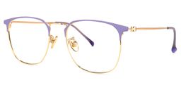 Rousselle Square Purple Glasses1
