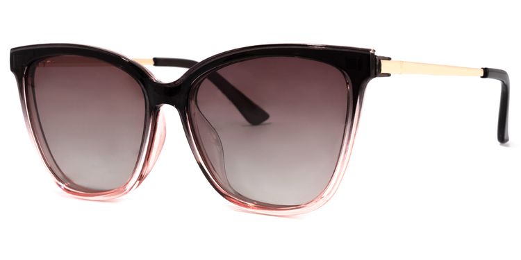 Tranika Cateye Black-Pink Glasses