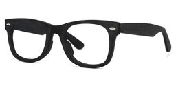 Ernie Square Black Glasses1