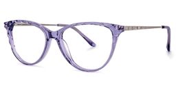 Ezekiel Cateye Purple Glasses2