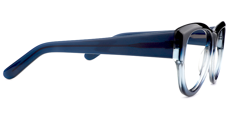 Round Dark Blue Glasses | Zeelool Eyeglass Frames4