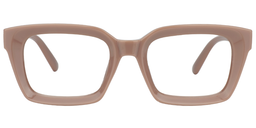 Ena Rectangle Brown Reading Glasses0