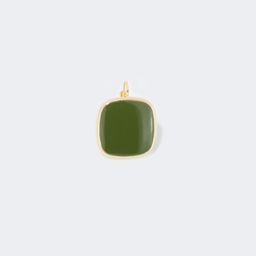 Stylish Square Green Earrings2