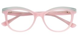 Katherine Cat Eye Pink Glasses1
