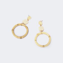 Stylish Annulus White Earrings0