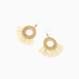 Vintage Flabellate Weave Earrings0