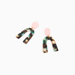Stylish Arch Floral Earrings0
