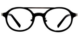 Roberts Aviator Black Glasses0