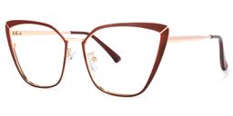 Maxwell Cateye Red Glasses1