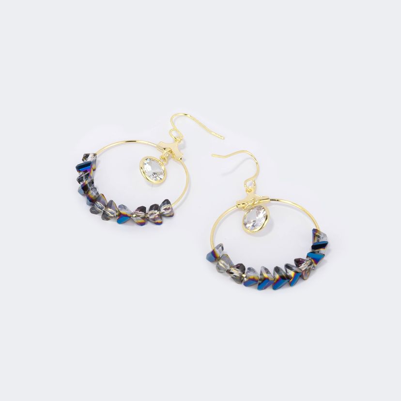Stylish Sparkling Beaded Earrings