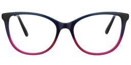Aggy Cateye Purple Glasses0