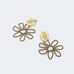 Stylish Hollowed-Out Daisy Earrings0