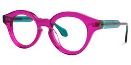 Janese Round Purple Glasses1