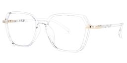 Gerry Geometric Clear Glasses1