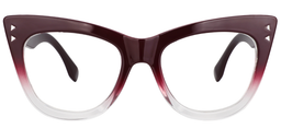 Samuel Cateye Red Glasses0