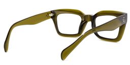 Nevaeh Square Dark-Green Glasses4