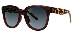 Harrell Dark-Red Square Sunglasses1