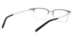 Alger Browline Black Glasses5