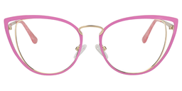 Eras Cateye Pink&Gold Glasses0