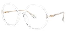 Noelle Geometric Clear Glasses1