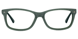 Aaron Rectangle Green Glasses0
