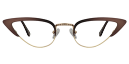 Mignon Cateye Burnt Umber Glasses0