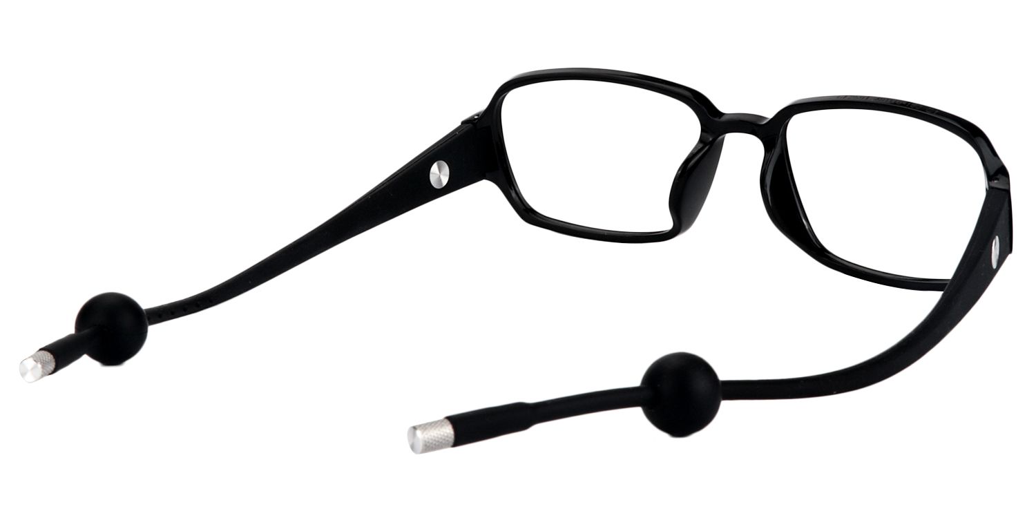 Rectangle Black Glasses | Zeelool Glasses5