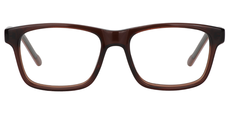 Oval Brown Glasses | Zeelool Eyeglass Frames0