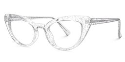 Evans Cateye Clear Glasses1