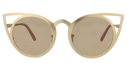 Atwood Cat-eye Gold Sunglasses0