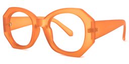 Desire Geometric Orange Glasses1