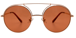 Hailey Aviator Beige Sunglasses0