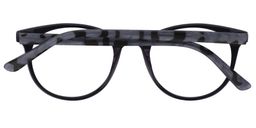 Valerie Round Purple Tortoise Glasses5