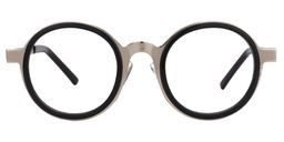 Wendy Round Black Glasses0