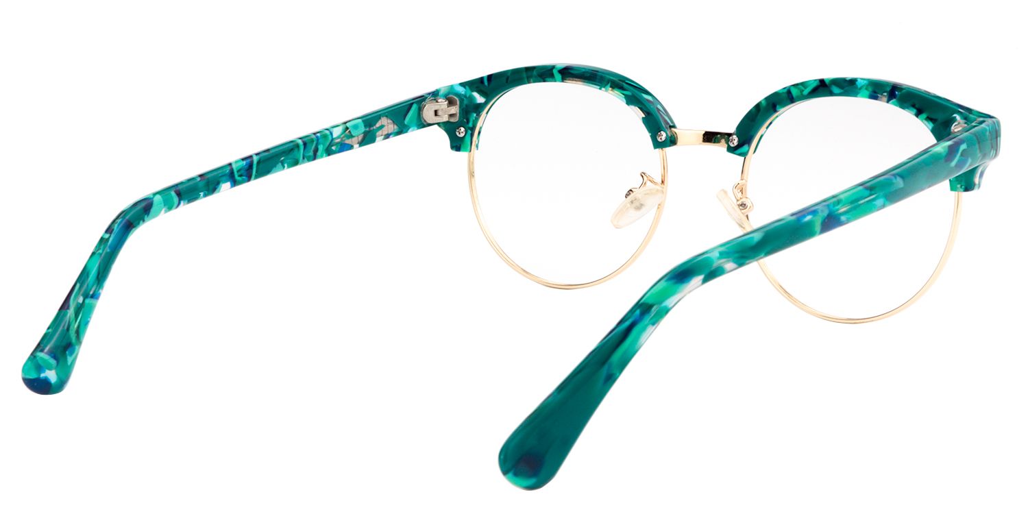 Round Green Glasses | Zeelool Glasses5