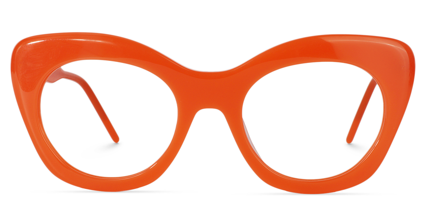 Maria Cat-eye Orange Glasses