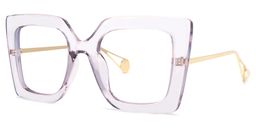 Qatar Square Light-Purple Glasses1