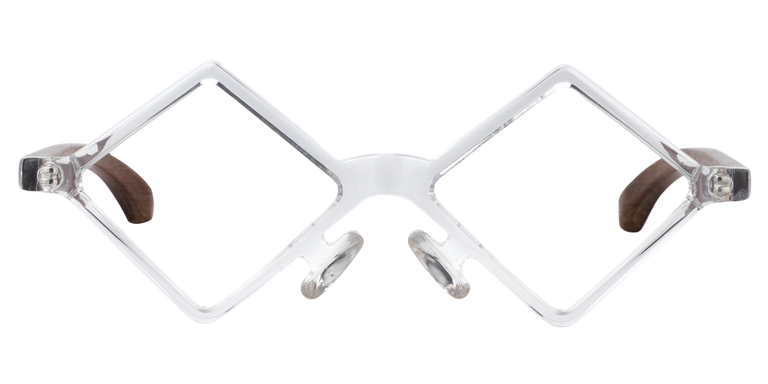 Geometric Clear Glasses | Zeelool Glasses0
