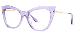 Indira Cat Eye Purple Glasses2