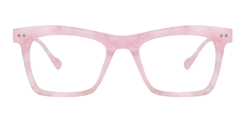 Rectangle Pink Glasses0