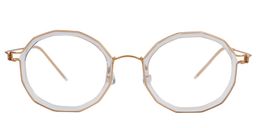 Angus Geometric Clear Glasses 0