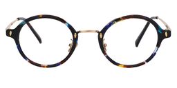 Beale Round Blue&Black Glasses0