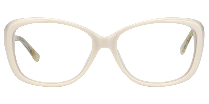 Oval Creamy Glasses0