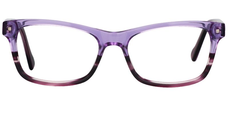 Rectangle Purple Glasses0