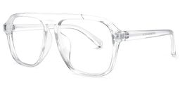 Ryan Geometric Clear Glasses1