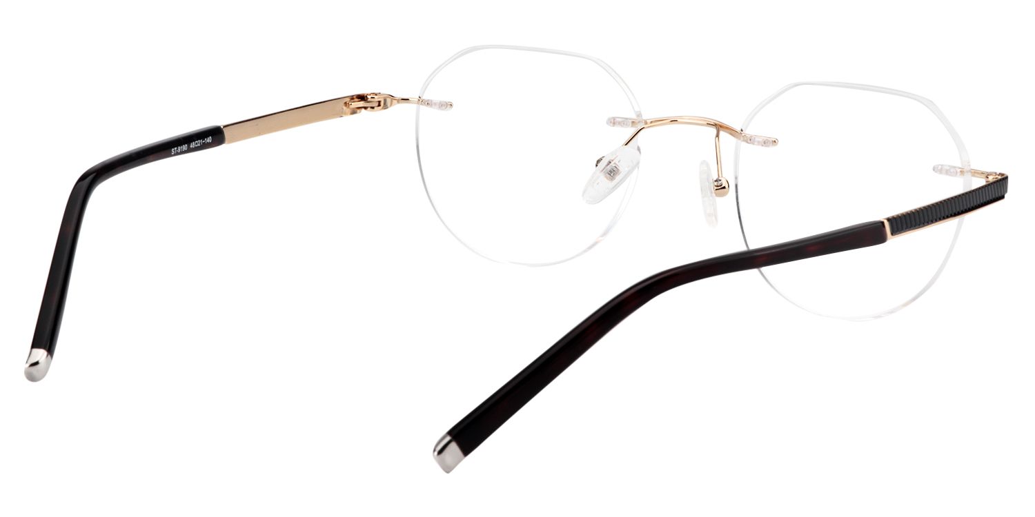 Round Gold Glasses | Zeelool Glasses5