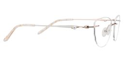 Cyndi Oval Gold Glasses4