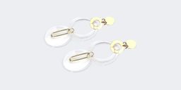 Stylish Multi-layer Circle Clear Earrings0